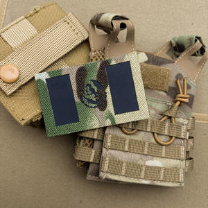 Patchs de drapeau réfléchissants IR, motif camouflage européen, avec fixation auto-agrippante, pour bras, en matériau réfléchissant, pour sacs, manteaux, casquettes et tenues quotidiennes - Product Image 3