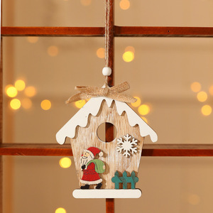 Decoraciones navideñas, adornos navideños de madera, regalos para niños, etiquetas para árboles de Navidad, decoraciones para escenas. - Product Image 3