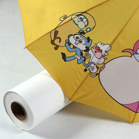 Conception personnalisée 25GSM 29GSM 33GSM 38GSM 42GSM 52GSM 62GSM 82GSM 95GSM grand rouleau de papier blanc de sublimation de transfert de chaleur pour l'impression