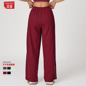 กางเกงวอร์มขายาวทรงตรงเอวสูงสำหรับผู้หญิง Zechuang ทรงหลวม ระบายอากาศได้ดี เหมาะสำหรับใส่ลำลองหรือทำกิจกรรมกลางแจ้ง มีกระเป๋า รุ่น 7028 - Product Image 2