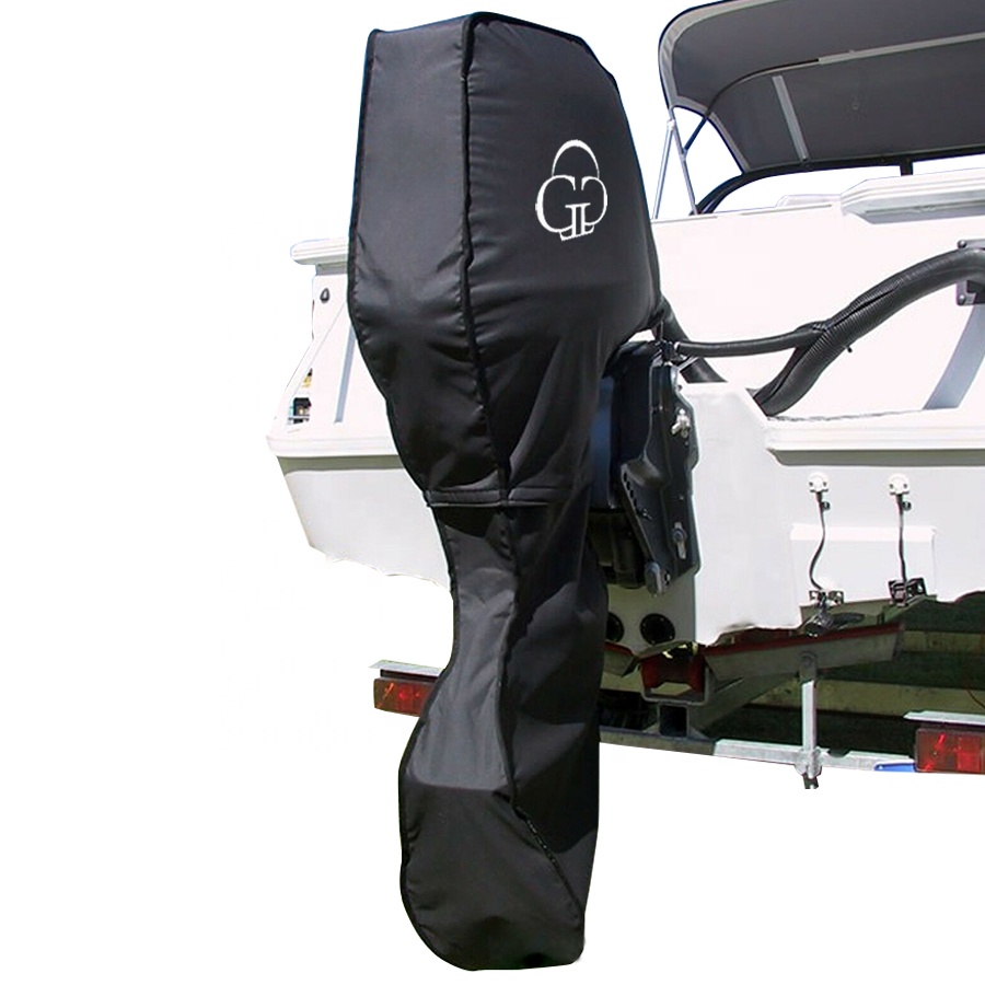 Водонепроницаемая наружная полностью подвесная крышка мотора лодки из Оксфордской ткани с пользовательским логотипом 600D