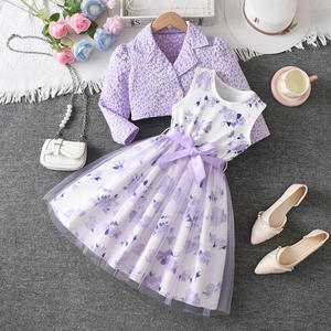 Conjunto de Ropa de Moda Personalizada de Fábrica OEM, Estilo V, 2 Piezas, para Adolescentes, Estilo Callejero Chino 2025, Atuendo para Niñas - Product Image 3