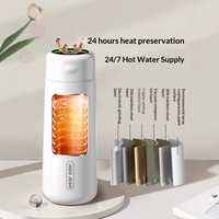 Bouteille d'eau intelligente électronique en acier inoxydable de haute qualité, isolation thermique 12-24 heures, utilisation domestique et extérieure, grande capacité, USB