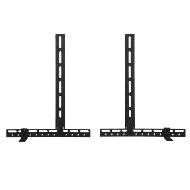 UNHO Sound Bar Bracket Below TV, Universal Soundbar Mount Above or Under TV Fit All TVs