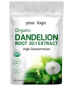 Grosir Label pribadi tanpa aditif bubuk akar Dandelion jumlah besar/bubuk ekstrak akar dandelion dijual
