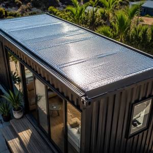 <span class=keywords><strong>Aislamiento</strong></span> Térmico Ecológico de Lámina de Aluminio con Núcleo de Burbujas de PE para Techos de Casas Contenedor - Product Image 1