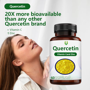 Private Label Quercetin Capsules Dietary <b>Supplement</b> Promote Caediovascular Health and Strengthen Join Bone Health for Adult - Product Image 3