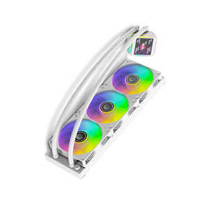Liquido <span class=keywords><strong>Cpu</strong></span> Cooler 360mm raffreddamento ad acqua PC radiatore Argb caso ventola schermo LCD con <span class=keywords><strong>Display</strong></span> Baidi 360 II Cooler - Product Image 4