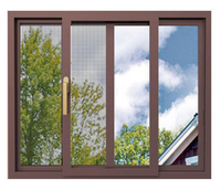 Ventana Abatible Lateral de Aluminio Resistente a Huracanes, Insonorizada, con Vidrio Templado, Diseño con Certificación Energy Star, para Baño de Villa