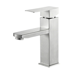 Luxury Modern Single Handle Stainless Steel Hot Cold Water Basin Tap Chrome Matt Black Finish Touchless Ceramic Single Hole <b>Deck</b> - Product Image 4