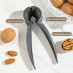 Factory Direct Aluminum Nut Cracker Manual Walnut Nut <b>Sheller</b> Easy to Clean Kitchen Tool for Home Hotel Restaurant Use - Product Image 2