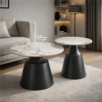 Table basse moderne à vendre, table basse ronde avec pieds en métal, ensemble de meubles pour salon