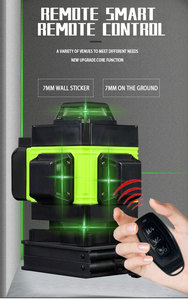 Selbstnivellierender 360° 3D Grüner <span class=keywords><strong>Laser</strong></span> DIY-Qualität FCC CE-Zertifiziert Li-Ionen-Akku Wand- und Bodenlaser-Nivelliergerät - Product Image 5