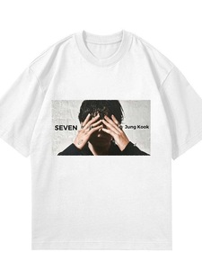 ผ้าฝ้ายคุณภาพสูง Unisex เสื้อยืดแขนสั้นผู้ชายลําลอง Streetwear พร้อมการพิมพ์โลโก้ปรับแต่งขนาดใหญ่ - Product Image 6