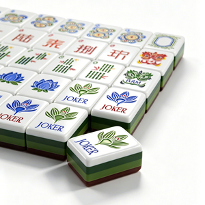 Vente directe d'usine aux États-Unis, ensemble professionnel de 160 tuiles avec supports, jeu de Mahjong occidental pour soirée de jeu <span class=keywords><strong>en</strong></span> <span class=keywords><strong>famille</strong></span> - Product Image 3