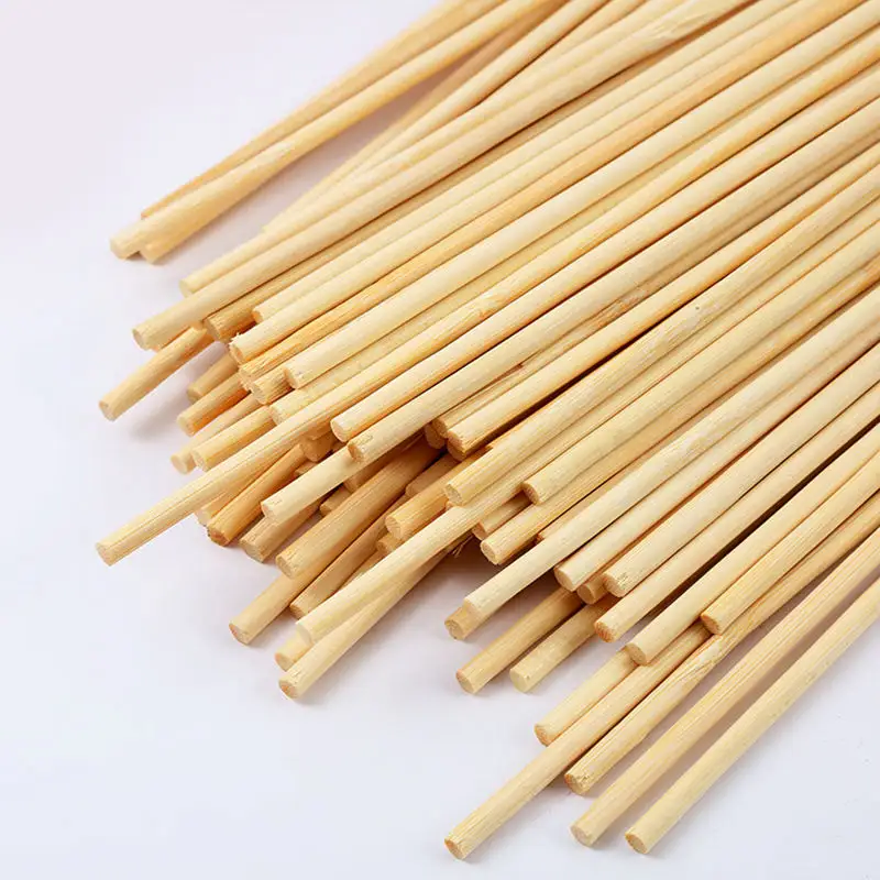 Wegwerp Biologisch Afbreekbaar Natuurlijke Ronde Bamboe Houten Ijs Craft Stick Voor Kulfi