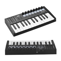 Contrôleur de clavier MIDI à 25 touches Audio électronique professionnel Intelligent Portable Arrangement Strike Pad Clavier Piano
