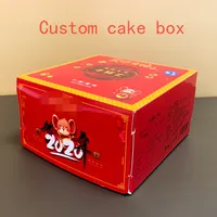 Индивидуальный дизайн, простой универсальный картридж для коробки для домашних пирожных на день рождения