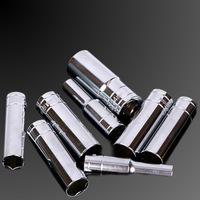 Jeu de douilles métriques 3/8 po, 31 pièces, clé à molette réglable, douilles hexagonales profondes de 63 mm, alliage CRV, qualité industrielle, OEM Xinbo