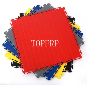 Interlocking PVC Workshop Floor Mat Garage Car Detailing Repair Shop PVC Flooring Tiles - Product Image 1