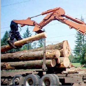 Thủy lực lấy gỗ log đá Đá thép vật lộn thủy lực phế liệu vật lộn thép xử lý xi lanh đơn cho 3-40 tấn máy xúc - Product Image 5