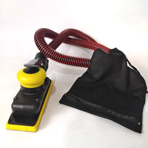 5 Inch Pneumatic <b>Car</b> Machine Polisher Air Random Orbital <b>Hook</b> Loop Variable Speed Auto Body Central Vacuum - Product Image 6