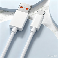 CE FCC Usine 6A 5A Câble de données de charge super rapide Noyaux USB vers Type-C Câble de chargeur de USB-C pour téléphone Xiaomi Redmi