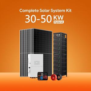 Batteria LiFePO4 HV per Accumulo Energetico Commerciale e Industriale 30KW-50KW, 50/100/150/215/257kWh Espandibile, <span class=keywords><strong>Inverter</strong></span> Ibrido MPPT <span class=keywords><strong>Solis</strong></span> Deye - Product Image 1