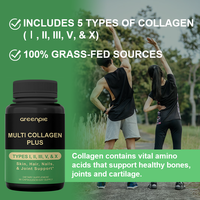 Complément alimentaire pour la peau Greenpie Private Label Collagen Capsule, capsules de collagène peptide pour la santé de la peau