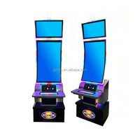 Borne de jeu incurvée populaire aux États-Unis avec écran incurvé, machine de jeu en métal pour salle de jeux