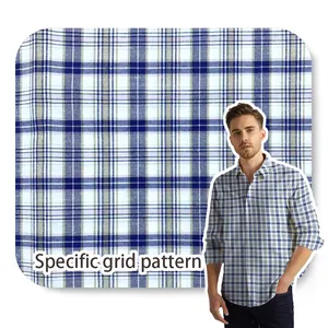 Free Sample China Manufacturer polyester cotton yarn dyed fleece check woven shirting for skirts shirt school uniform fabric