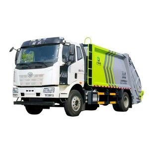 Camion compacteur de déchets FAW 4*2 de haute qualité, 15 m³, camion collecteur de déchets compressés à vendre - Product Image 1