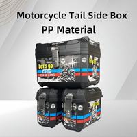 Meilleure vente : Top case de moto étanche pour rangement, avec coffres latéraux, coffre arrière personnalisé pour moto, grande capacité avec serrure, direct usine