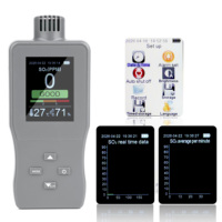 Détecteur numérique de dioxyde de soufre A8-SO2, portable, SO2 0-20PPM, testeur de fuite de gaz avec fonction d'enregistrement des données et d'alarme