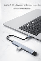 Adaptateur Type-C 3.0 Hub USB C Lecteur de Carte SDTF Convertisseur de Téléphone Portable Ordinateur Portable Station d'Accueil Multifonctionnelle