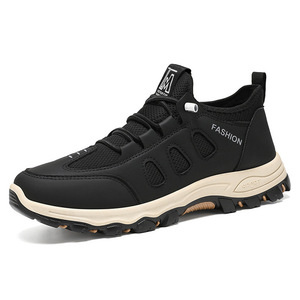 <span class=keywords><strong>Scarpe</strong></span> da trekking da uomo traspiranti con lacci, slip-on, suola morbida, leggere, da viaggio, per papà di mezza età e anziani, <span class=keywords><strong>sportive</strong></span> - Product Image 1