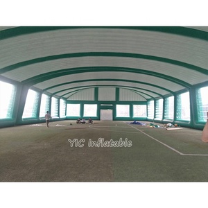 Tente de sport gonflable verte professionnelle OEM pour terrain d'entraînement de football en salle et terrain de basketball - Product Image 6
