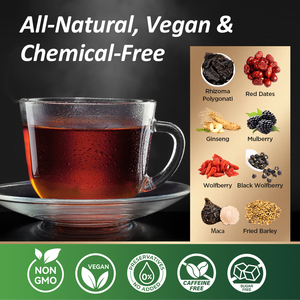 Té de Hierbas Chinas Personalizado para la Limpieza Renal con Ginseng y Maca, Té para el Apoyo de la Salud Renal, Flujo Urinario Saludable para Hombres, Té Herbal Energético - Product Image 2
