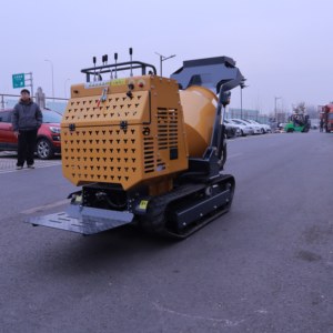 Mezcladora de Concreto Portátil con Motor de Gasolina y Bomba, Velocidad de Mezcla Ajustable, Descarga Hidráulica, Mezcladora Compacta de Alta Eficiencia - Product Image 4