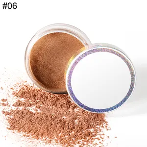 Ihre eigene Marke Bronzer Makeup Private Label Diamond Single Highlighter Loose Powder