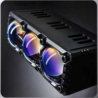Nouveaux projecteurs de feux de brouillard pour voiture 12V, lentilles de projecteur laser Bi-LED 3 pouces 6000K de haute qualité, feux de route et de croisement
