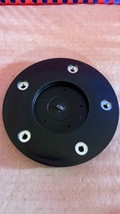 Top Level Plastic Encapsulated Metal Ring <b>Black</b> Coated Steel Insert Plate Injection Molded Reinforced <b>Bracket</b> For Industrial Use - Product Image 2