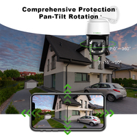 Caméra PTZ GA-PM3X33D-M8SS(AG) 4K 8MP avec Zoom 30X 33X 40X 60X, Caméra de Sécurité IP POE CCTV avec Suivi Automatique, Vision Nocturne Extérieure 100M