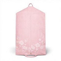 Housse de costume de mariage de luxe blanche, sac de rangement pour robe avec broderie dorée et fermeture éclair, élégante et anti-poussière