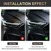 Nouveau film de protection de carrosserie PPF noir mat en soie 2025, réparation thermique, anti-rayures, TPU 7,5 mil, changement de couleur, garantie 10 ans