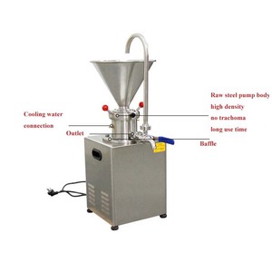 Broyeur colloïdal <span class=keywords><strong>en</strong></span> acier inoxydable pour liquides, émulsifiant, beurre d'<span class=keywords><strong>amande</strong></span>, série JM, machine industrielle pour la mayonnaise - Product Image 4