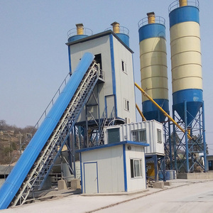 Petite centrale de production de béton, ligne de malaxage, 25-75 m3/h, haute efficacité de production, alimentation électrique pour la construction - Product Image 2