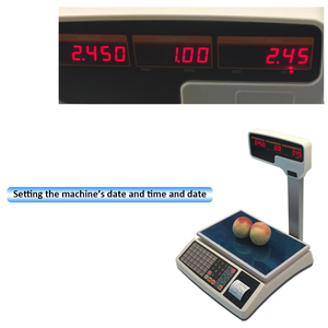 Barato Pos precio Digital balanza electrónica con recibo impresora comercial de alimentos de carne - Product Image 5