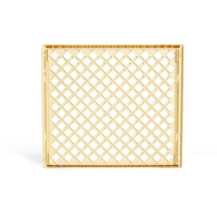 Étagère de refroidissement pour pain en plastique maillé, empilable, de qualité alimentaire, durable, caisses de boulangerie peintes, étagère de présentation pour le refroidissement du pain, support à pain