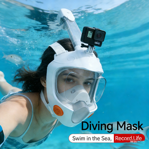 Masque de plongée intégral en silicone de qualité alimentaire, équipement de plongée très vendu - Product Image 5